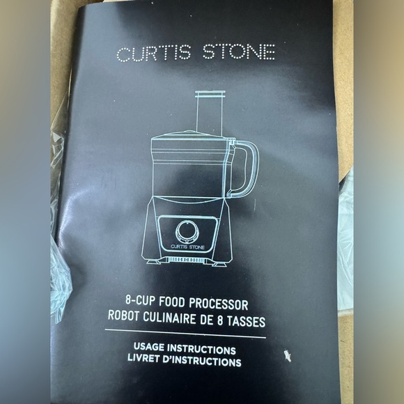 NIB Curtis Stone 8 Cup Food Processor Slice Chop Shred and Blend 2 Speed Power - Picture 3 of 4